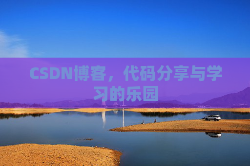 CSDN博客，代码分享与学习的乐园